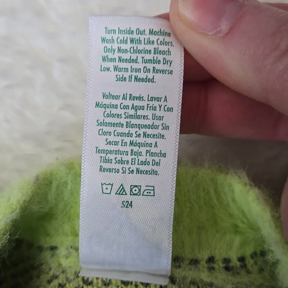 Justice Grinch Sweater, Girls Size Large - Picture 3 of 10